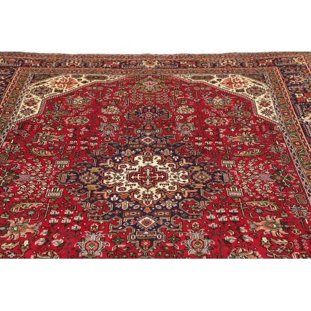 Tappeto Tabriz Persia marrone giallo 202x290