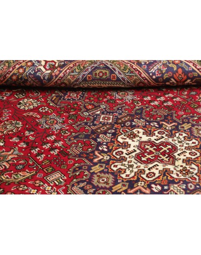 Tappeto Tabriz Persia marrone giallo 202x290