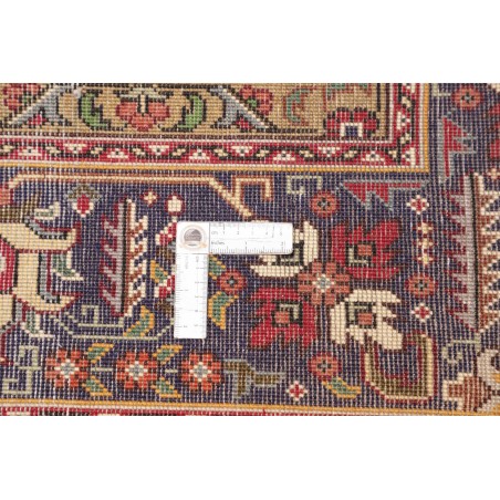 Tappeto Tabriz Persia marrone giallo 202x290