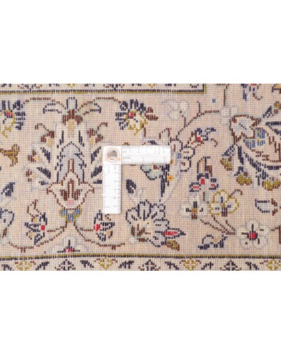 Tappeto Kashan Persia bianco grigio 196x312