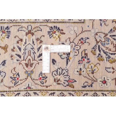 Tappeto Kashan Persia bianco grigio 196x312