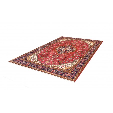 Tappeto Tabriz Persia rosso marrone 202x300