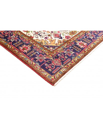 Tappeto Tabriz Persia rosso marrone 202x300
