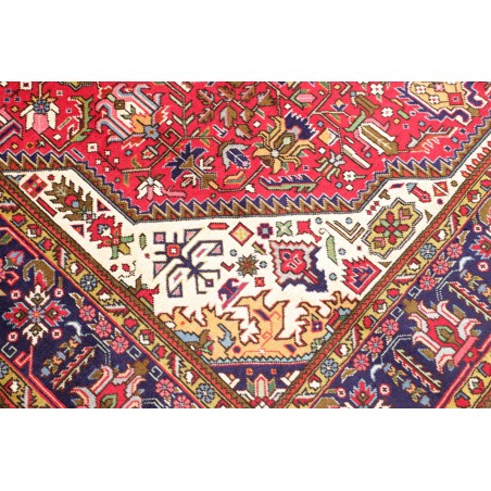 Tappeto Tabriz Persia rosso marrone 202x300