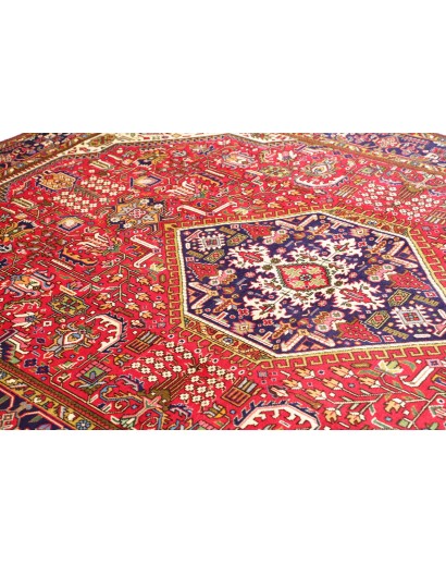 Tappeto Tabriz Persia rosso marrone 202x300