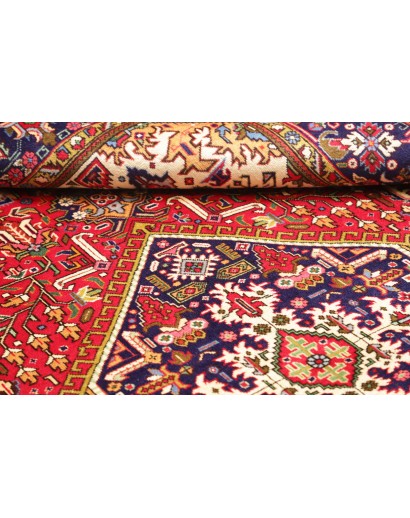 Tappeto Tabriz Persia rosso marrone 202x300