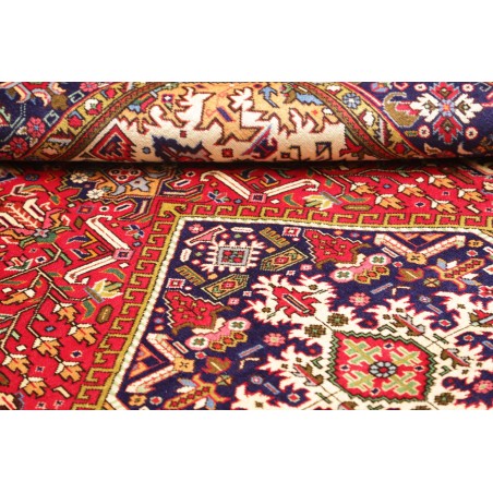 Tappeto Tabriz Persia rosso marrone 202x300