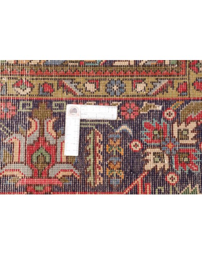 Tappeto Tabriz Persia rosso marrone 202x300