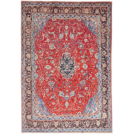 Tappeto Sarough Persia beige rosso 214x310