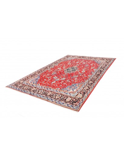 Tappeto Sarough Persia beige rosso 214x310