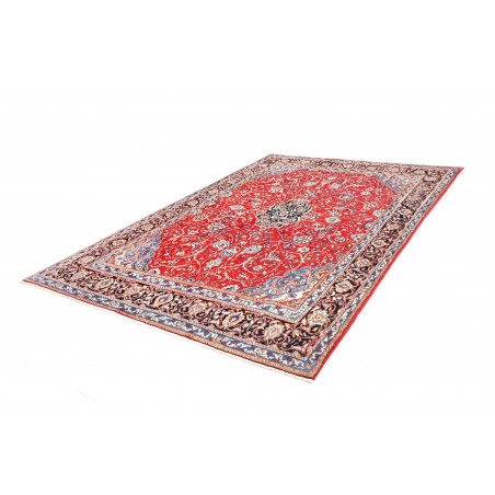 Tappeto Sarough Persia beige rosso 214x310