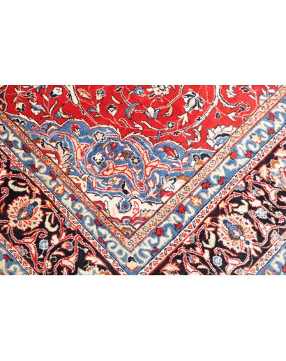Tappeto Sarough Persia beige rosso 214x310