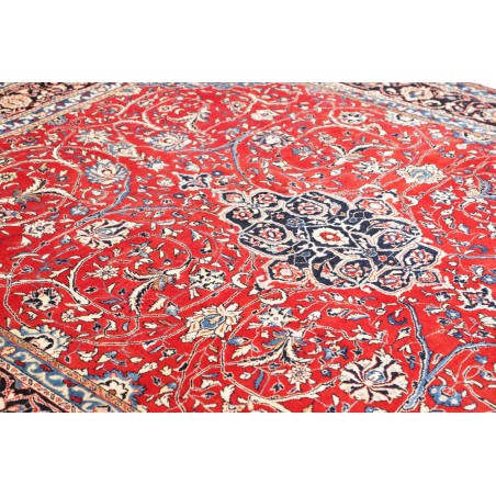 Tappeto Sarough Persia beige rosso 214x310