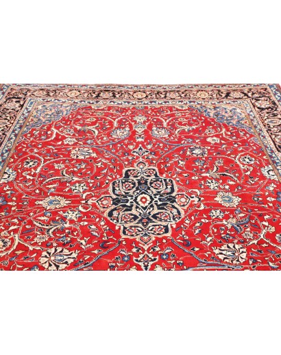 Tappeto Sarough Persia beige rosso 214x310