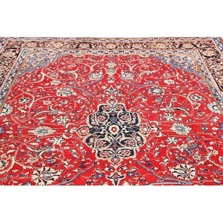 Tappeto Sarough Persia beige rosso 214x310