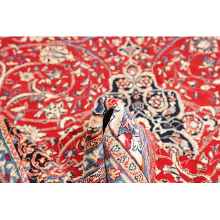 Tappeto Sarough Persia beige rosso 214x310