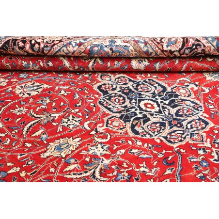 Tappeto Sarough Persia beige rosso 214x310