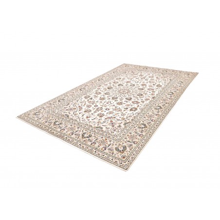 Tappeto Kashan Persia bianco marrone 193x306