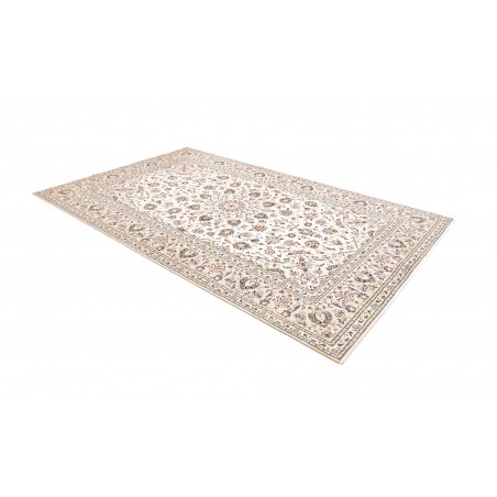 Tappeto Kashan Persia bianco marrone 193x306
