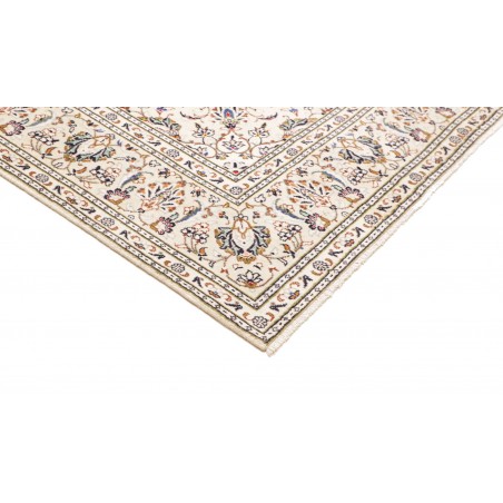 Tappeto Kashan Persia bianco marrone 193x306