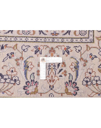 Tappeto Kashan Persia bianco marrone 193x306
