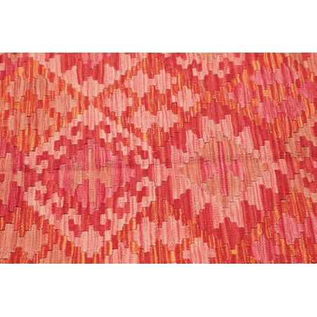 Tappeto Kilim Afghanistan rosso arancione 153x195