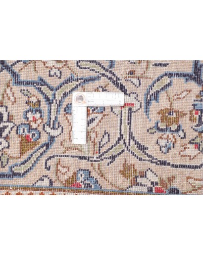 Tappeto Kashan Persia bianco grigio 194x318