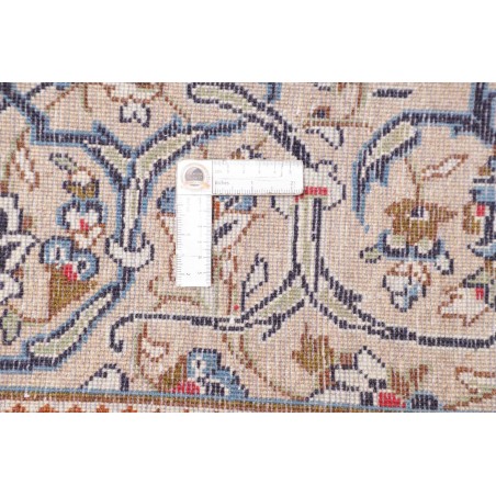 Tappeto Kashan Persia bianco grigio 194x318