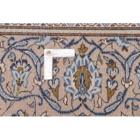 Tappeto Kashan Persia bianco verde 200x304