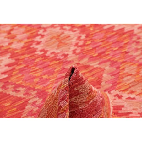 Tappeto Kilim Afghanistan rosso arancione 153x195