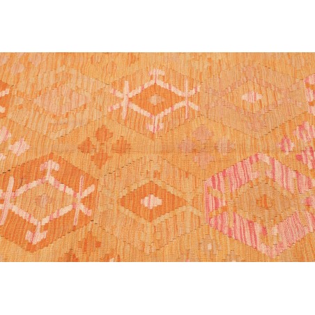 Tappeto Kilim Afghanistan arancione beige 149x206