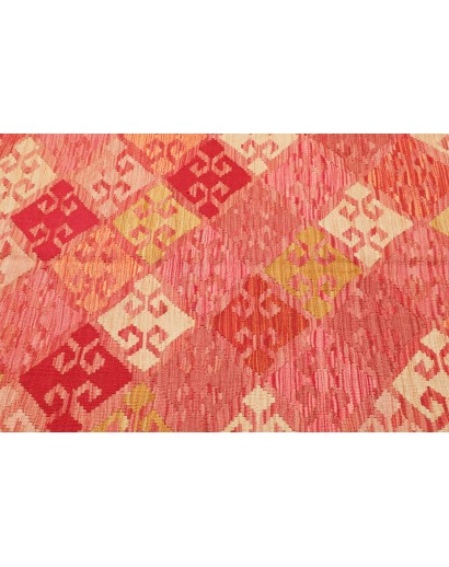 Tappeto Kilim Afghanistan arancione marrone 156x200
