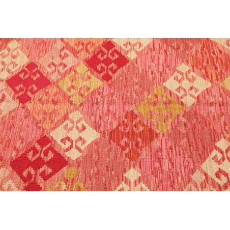 Tappeto Kilim Afghanistan arancione marrone 156x200