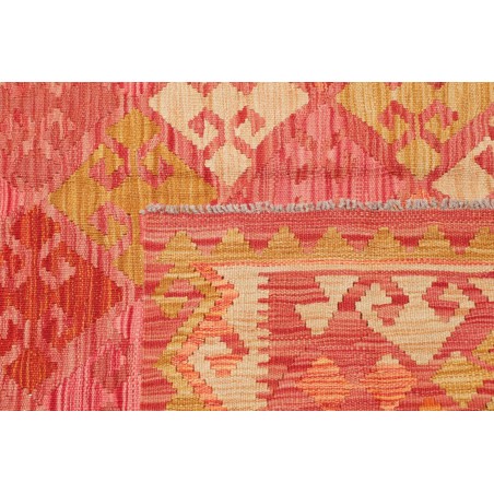 Tappeto Kilim Afghanistan arancione marrone 156x200
