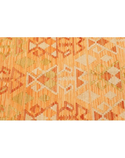 Tappeto Kilim Afghanistan marrone rosso 158x202
