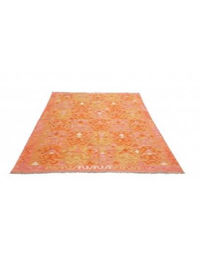 Tappeto Kilim Afghanistan marrone 158x210