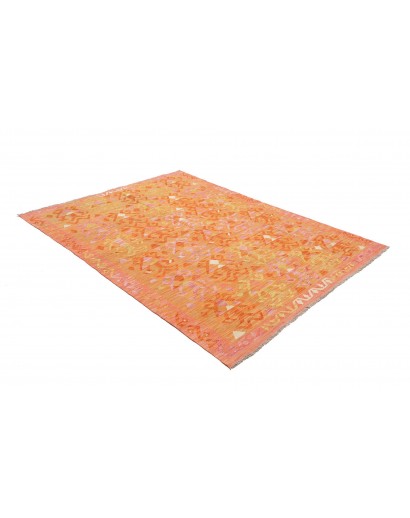 Tappeto Kilim Afghanistan marrone 158x210