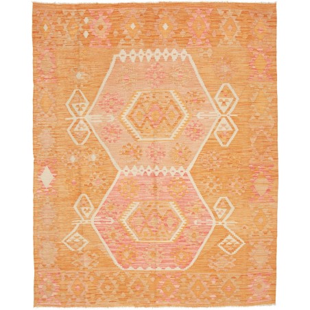 Tappeto Kilim Afghanistan arancione 156x200