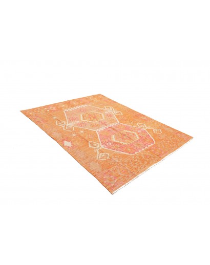 Tappeto Kilim Afghanistan arancione 156x200