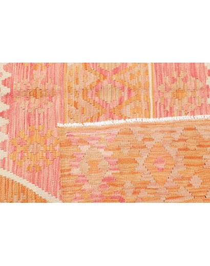 Tappeto Kilim Afghanistan arancione 156x200
