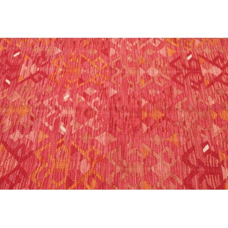 Tappeto Kilim Afghanistan rosso arancione 154x204