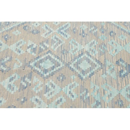 Tappeto Kilim Afghanistan beige azzurro 155x195