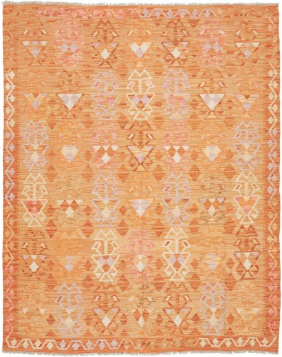 Tappeto Kilim Afghanistan arancione 158x196