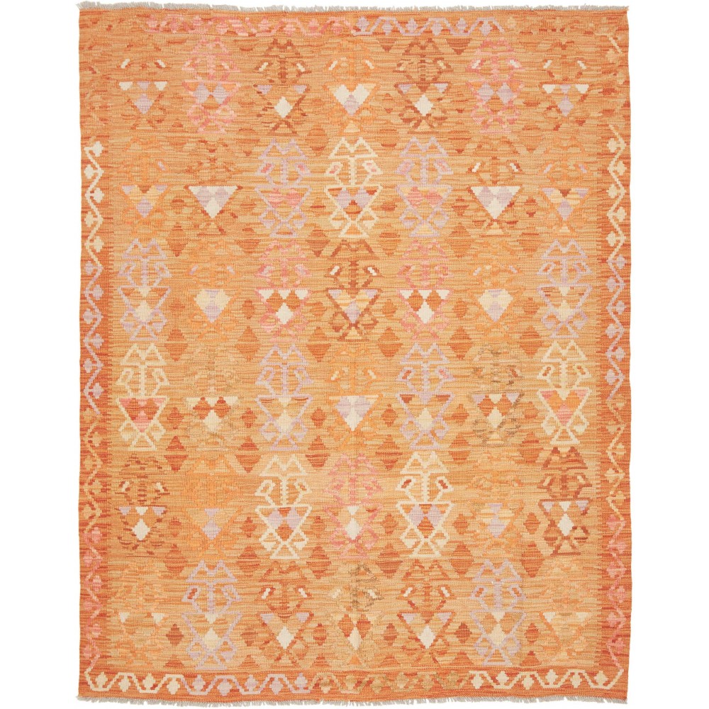 Tappeto Kilim Afghanistan arancione 158x196