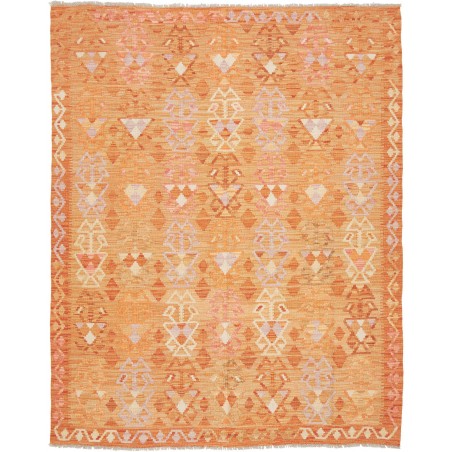 Tappeto Kilim Afghanistan arancione 158x196