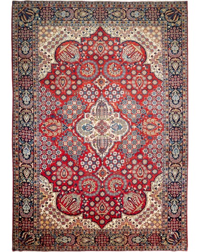 Tappeto Nadjafabad Persia marrone 288x410