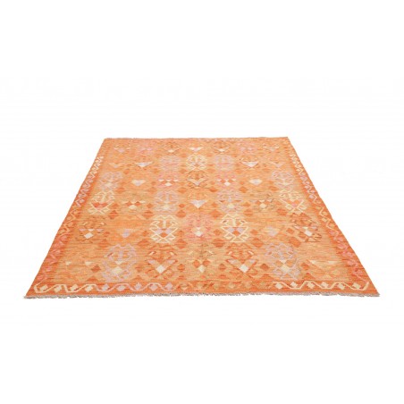 Tappeto Kilim Afghanistan arancione 158x196