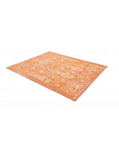Tappeto Kilim Afghanistan arancione 158x196