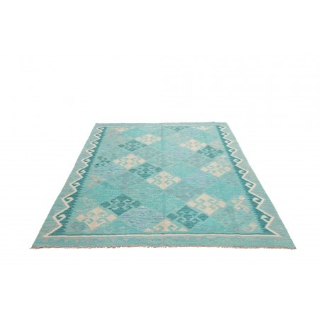 Tappeto Kilim Afghanistan blu 158x206