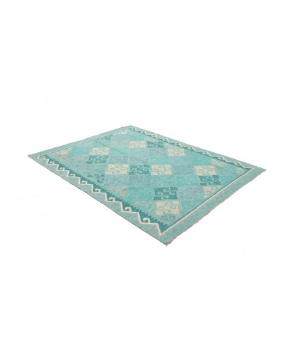 Tappeto Kilim Afghanistan blu 158x206